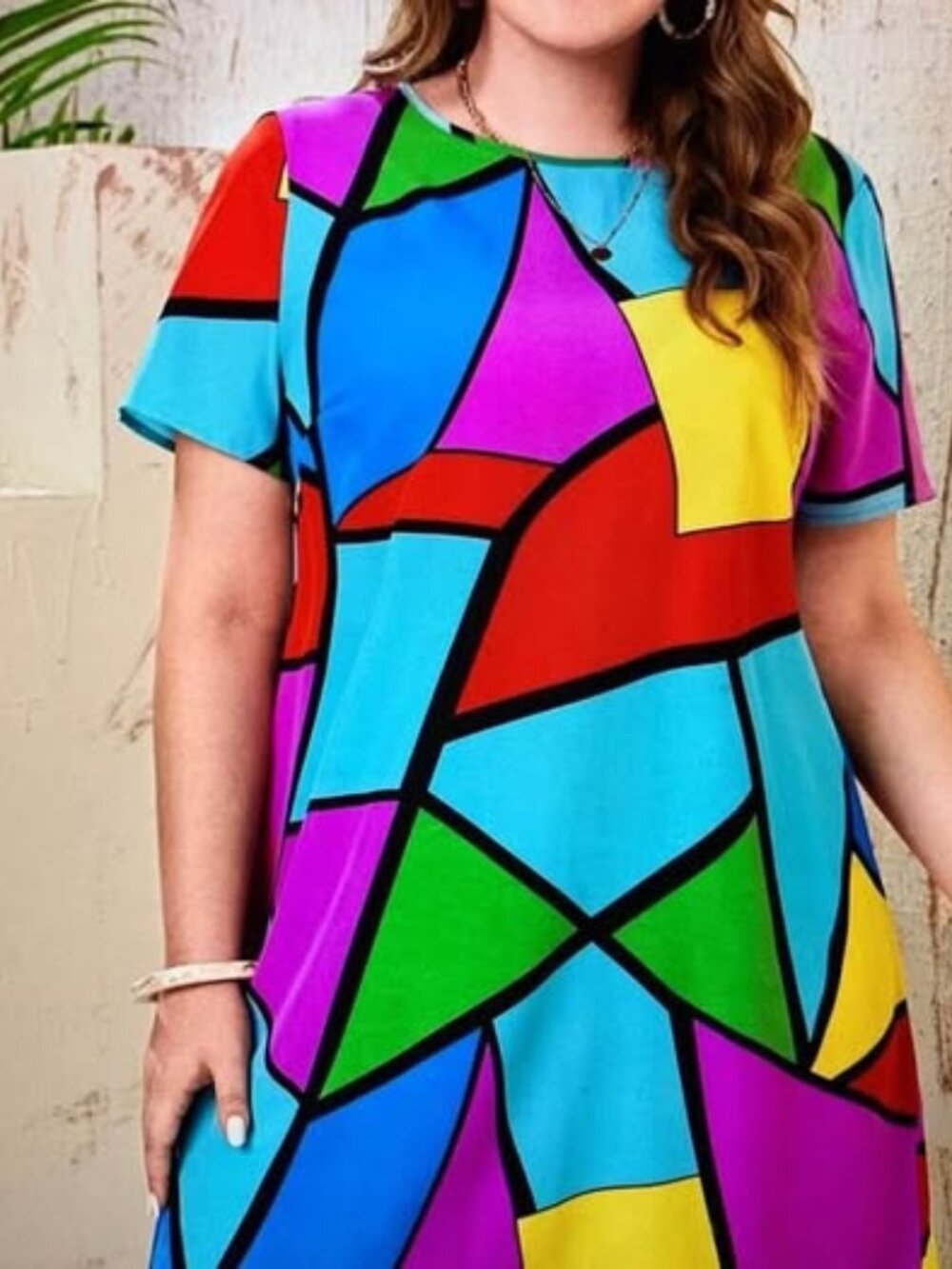 Ladies 1XL New Multicolor Dress 12.00